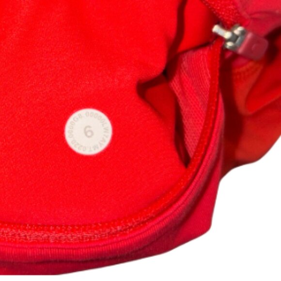 Lululemon Running Shorts - Size 6 - Red - Picture 2 of 3